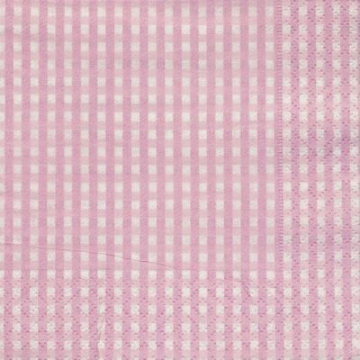 Vichy Rose Luncheon Napkins