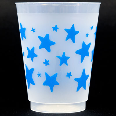 Stars Shatterproof Cups - Blue