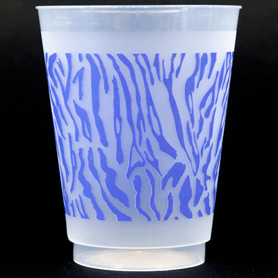 Tiger Stripes Shatterproof Cups - Purple