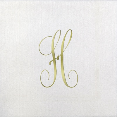 Bella Beverage Napkins - Gold Antoinette - H