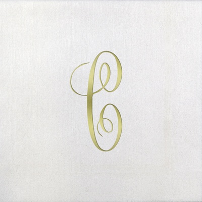 Bella Beverage Napkins - Gold Antoinette - C