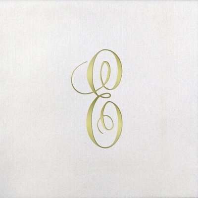 Bella Beverage Napkins - Gold Antoinette - E