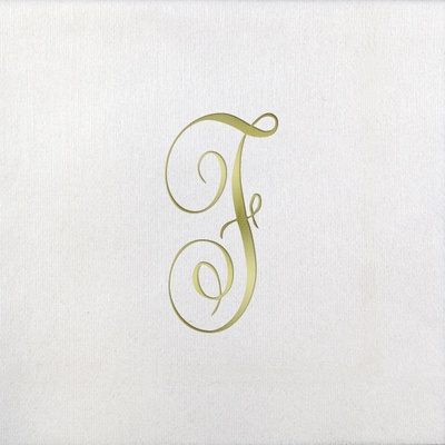 Bella Beverage Napkins - Gold Antoinette - F