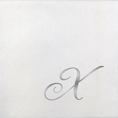 Bella Beverage Napkins - Silver Quill - X
