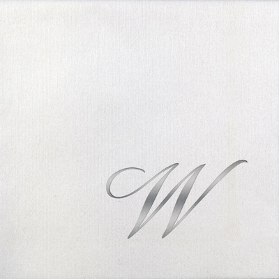 Bella Beverage Napkins - Silver Quill - W