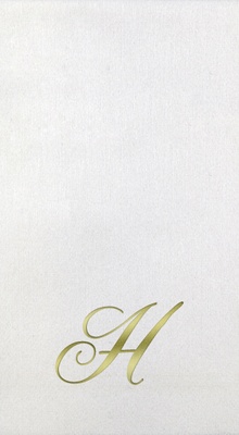 Bella Guest Towels - Gold Quill - H