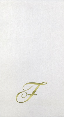 Bella Guest Towels - Gold Quill - F