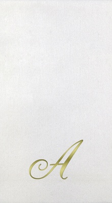 Bella Guest Towels - Gold Quill - A