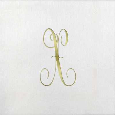 Bella Beverage Napkins - Gold Antoinette - X