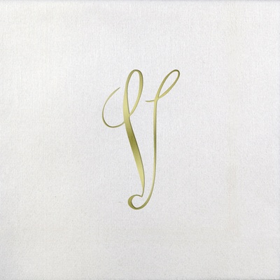 Bella Beverage Napkins - Gold Antoinette - V