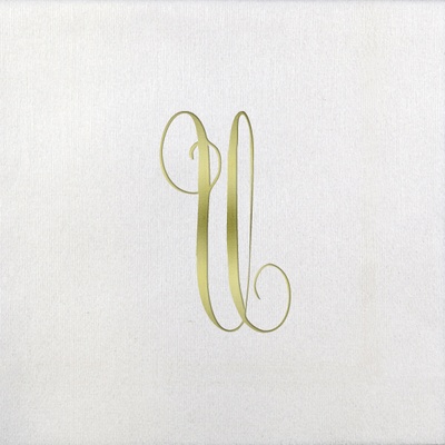Bella Beverage Napkins - Gold Antoinette - U