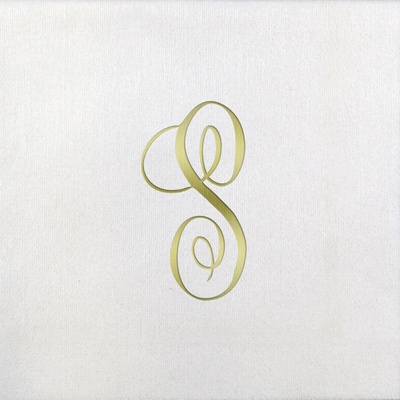 Bella Beverage Napkins - Gold Antoinette - S
