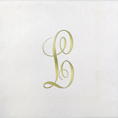 Bella Beverage Napkins - Gold Antoinette - L