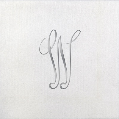 Bella Beverage Napkins - Silver Antoinette - W