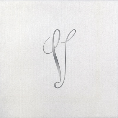 Bella Beverage Napkins - Silver Antoinette - V