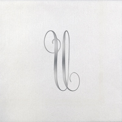 Bella Beverage Napkins - Silver Antoinette - U