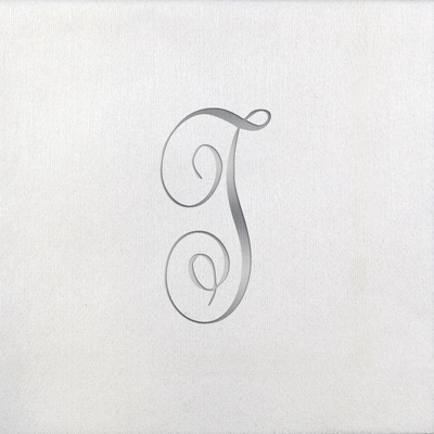 Bella Beverage Napkins - Silver Antoinette - T