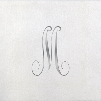 Bella Beverage Napkins - Silver Antoinette - M