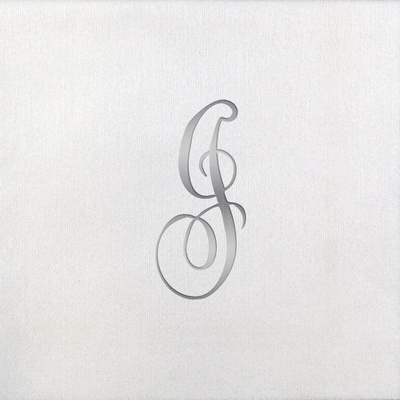 Bella Beverage Napkins - Silver Antoinette - J