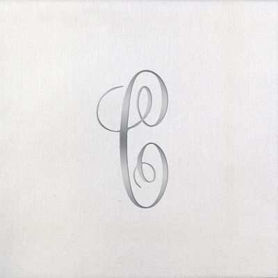 Bella Beverage Napkins - Silver Antoinette - C