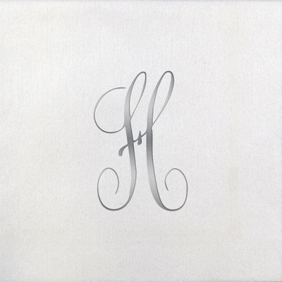 Bella Beverage Napkins - Silver Antoinette - H