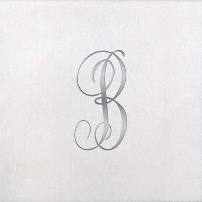 Bella Beverage Napkins - Silver Antoinette - B