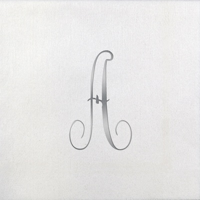 Bella Beverage Napkins - Silver Antoinette - A
