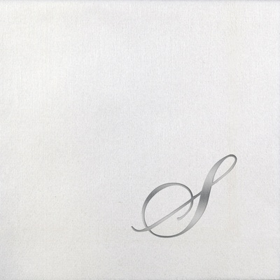 Bella Beverage Napkins - Silver Quill - S