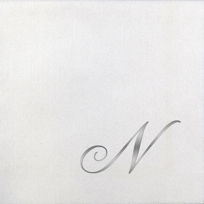 Bella Beverage Napkins - Silver Quill - N