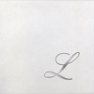 Bella Beverage Napkins - Silver Quill - L