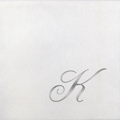 Bella Beverage Napkins - Silver Quill - K