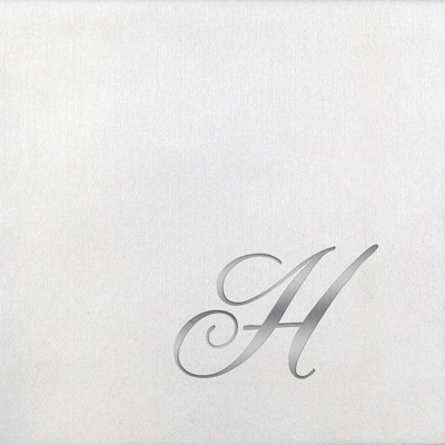 Bella Beverage Napkins - Silver Quill - H