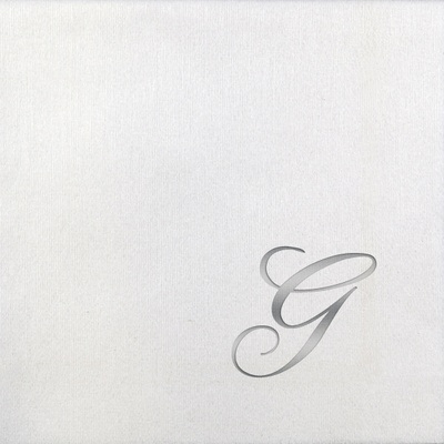 Bella Beverage Napkins - Silver Quill - G