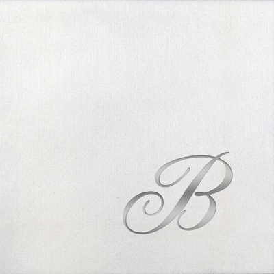 Bella Beverage Napkins - Silver Quill - B