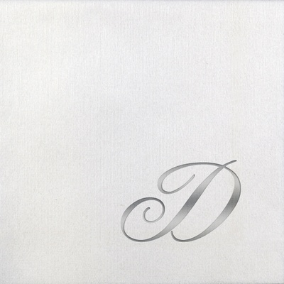 Bella Beverage Napkins - Silver Quill - D