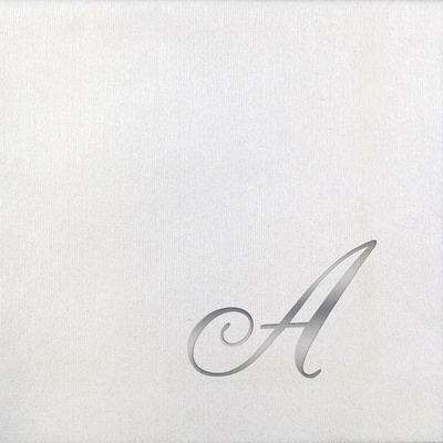 Bella Beverage Napkins - Silver Quill - A