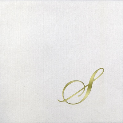 Bella Beverage Napkins - Gold Quill - S
