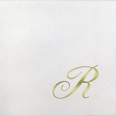 Bella Beverage Napkins - Gold Quill - R
