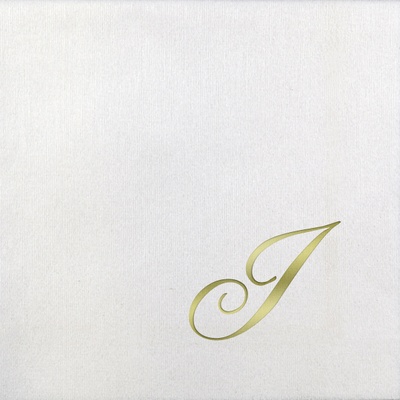 Bella Beverage Napkins - Gold Quill - I