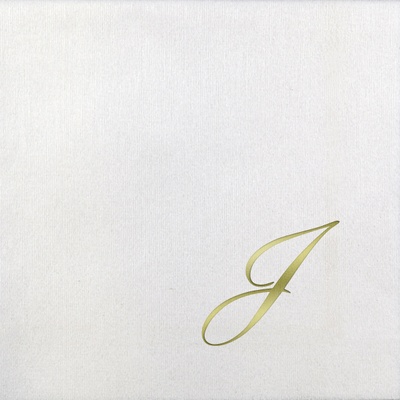 Bella Beverage Napkins - Gold Quill - J