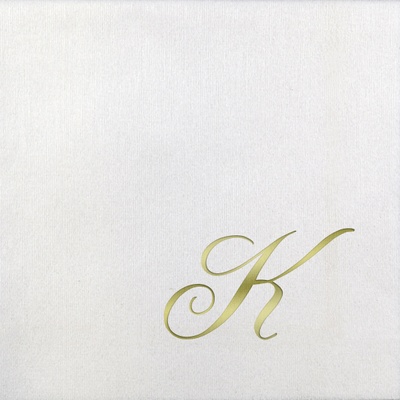 Bella Beverage Napkins - Gold Quill - K