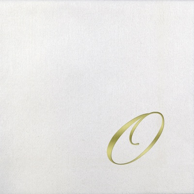 Bella Beverage Napkins - Gold Quill - O