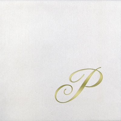 Bella Beverage Napkins - Gold Quill - P