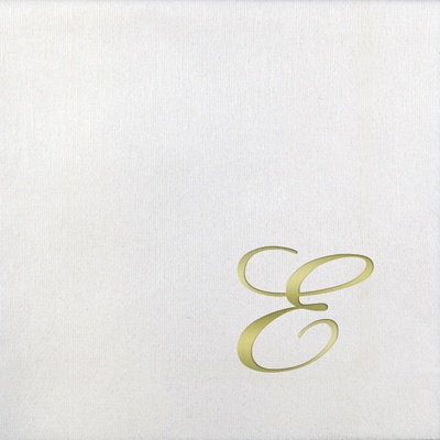 Bella Beverage Napkins - Gold Quill - E