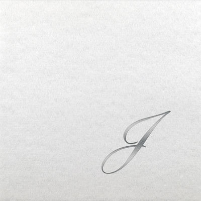 Linun Beverage Napkins - Silver Quill - J
