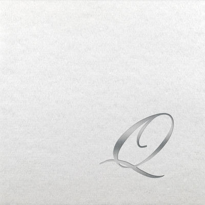 Linun Beverage Napkins - Silver Quill - Q