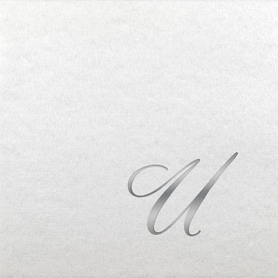 Linun Beverage Napkins - Silver Quill - U