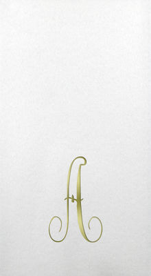 Linun Guest Towels - Gold Antoinette - A