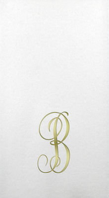 Linun Guest Towels - Gold Antoinette - B