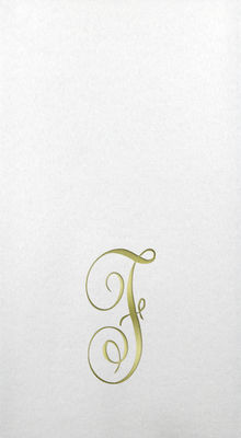Linun Guest Towels - Gold Antoinette - F
